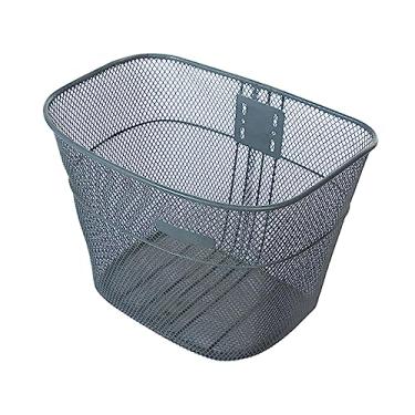 Imagem de Cesta de bicicleta Cesta frontal de bicicleta para área externa, CINZENTO