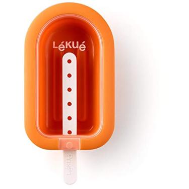 Imagem de Lekue Lg Empilhável Ice Pop Molde Pirulito (1 Unidade) Laranja
