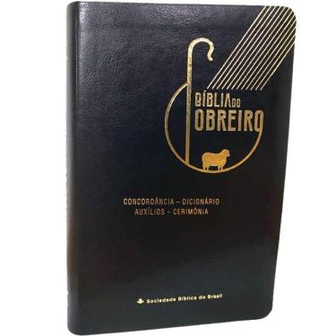 Imagem de Bíblia do Obreiro com Dicionário, Concordância, Auxílios e Guia para Cerimônia - ARC - Almeida Revis