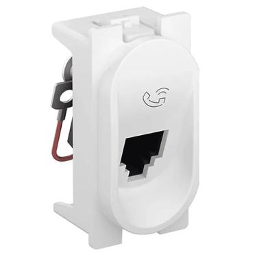 Imagem de Mecanismo Branco para Telefone tipo Plug RJ11 Linha Nereya Pial Legrand 663072
