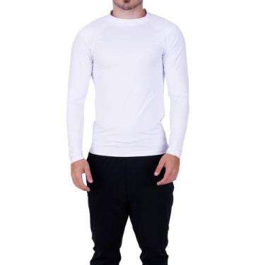 Imagem de Blusa Fitness Térmica Segunda Pele Proteção Solar Uv 50+ Masculina - B