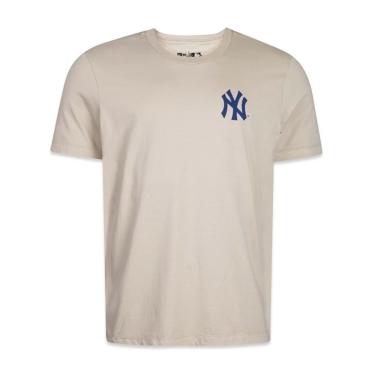 Imagem de Camiseta New Era mlb New York Yankees Minimal Label Khaki