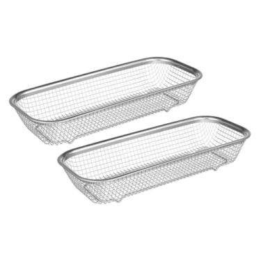 Imagem de Hemobllo 2 Peças Cesta De Malha Para -Louças Cesta De Pauzinhos Tigela De -Louças Suporte De Talheres Cesta De Secagem De Cozinha Suporte De Garrafa Armazenamento De Bebê