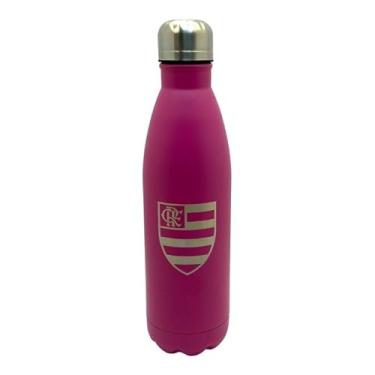 Imagem de Garrafa Cantil Inox Flamengo Rosa 750 ML - 4300