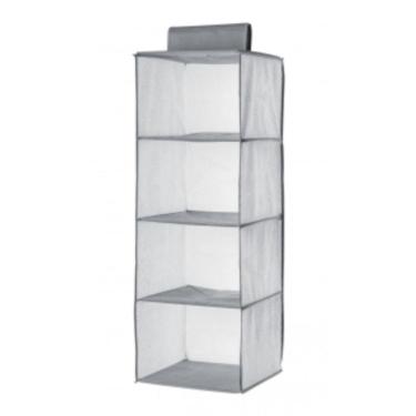 Imagem de Prateleira Dobrável 4 Divisórias Roupa Até 8kg Branco Ordene