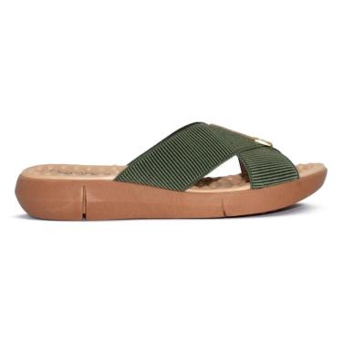Imagem de Tamanco Modare Feminino Elástico Canelado/Napa Sense Flex 7142.101
