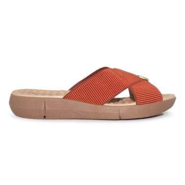 Imagem de Tamanco Modare Feminino Elástico Canelado/Napa Sense Flex 7142.101