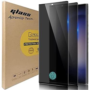 Imagem de ELEYBTEH Película de vidro temperado para Samsung Galaxy S23 Ultra Privacy de 6,8 polegadas, [compatível com impressão digital], resistente a arranhões, antiespião, protetor de privacidade compatível