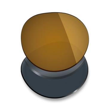 Imagem de Mryok Lentes de substituição polarizadas para Ray-Ban RB2180F 51 mm - Bronze Dourado