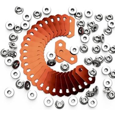 Imagem de Bateria híbrida, barras de barramento de cobre polido e conjunto de porcas sextavadas de flange larga SS (para 28 módulos)