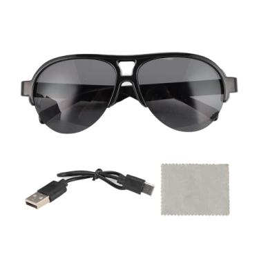 Imagem de Óculos de Sol Bluetooth, óculos Inteligentes Estilo Orelha Aberta Com Tradução de 137 Idiomas, Controle de Toque, Música, Chamada, para Android, para IOS, Microfone Embutido