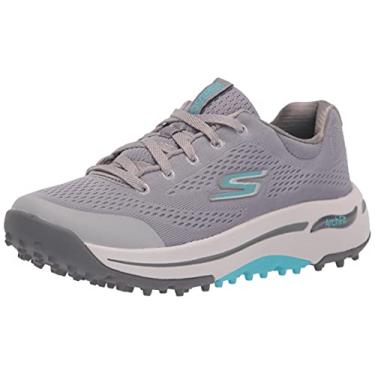 Imagem de Skechers Tênis de golfe feminino Arch Fit, Cinza/azul, 34