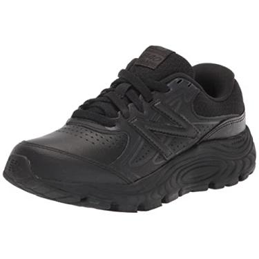 Imagem de New Balance Tênis de caminhada feminino 840 V3, Preto/branco, 8