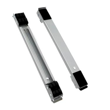 Imagem de Gralara Suporte de geladeira, secadores, máquina de lavar, rolos de eletrodomésticos para freezers, Prata