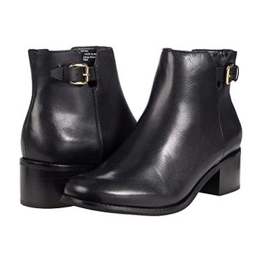 Imagem de Cole Haan Bota feminina Haidyn (45 mm) no tornozelo, Couro preto, 6