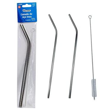 Imagem de CANUDO DE ACO INOX 3PC