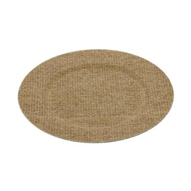 Imagem de SOUSPLAT PLÁSTICO MESCLA PALHA 33cm