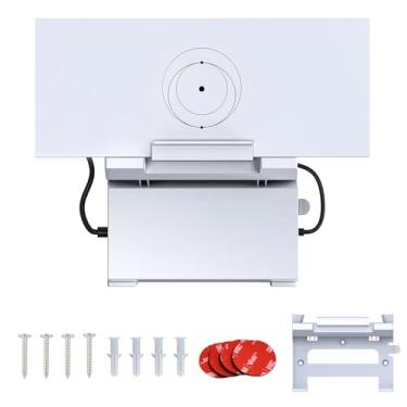 Imagem de Kit de montagem de parede para roteador Starlink Gen 3 - AYAMAYA 2 em 1 Starlink Gen 3 Suporte de roteador e suporte de fonte de alimentação V3, kit de Internet Star Link Suporte de parede com