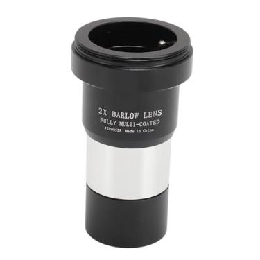 Imagem de Lente Barlow Avançada 2X 1,25 pol., Totalmente Multirrevestida, Acessório de Ocular de Telescópio de Metal, para Experiência de Visualização Estelar Aprimorada, modelo: 5P0052S