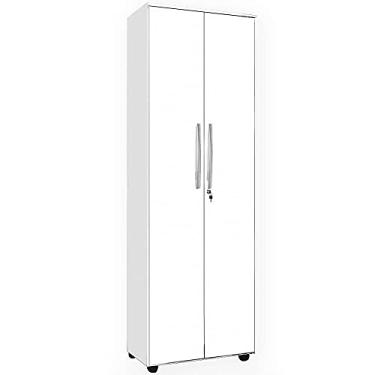 Imagem de Armario Multiuso com 6 Prateleiras e Chave com Trinco Cordoba Branco