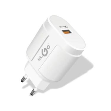 Imagem de Carregador Turbo Fast Charger  3.0A Kc-300 KLGO Branco