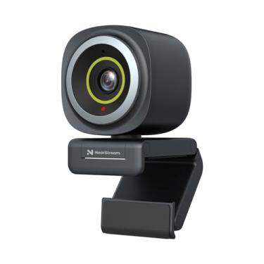 Imagem de NearStream Webcam 4K para streaming – microfone com cancelamento de ruído, FOV ajustável de 45°-95°, foco automático, enquadramento de IA, controle de software, plug&Play, funciona com