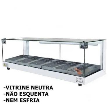 Imagem de B-VN92 - Vitrine Neutra Beta 92cm Branca - Bivolt - Omega