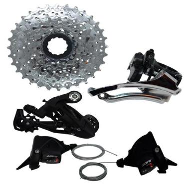 Imagem de Kit Grupo Conjunto EasyShift 27V Cambios Alavanca Catraca K9 - RAD7