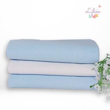 Imagem de Cueiro Flanelado 100% Algodão 80x50cm 3 e 6 unidades - Papi, 3 Peças M