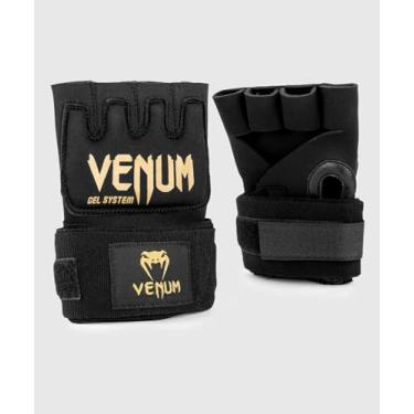 Imagem de Venum Kontact Gel Glove Wraps - Black/Gold - XL