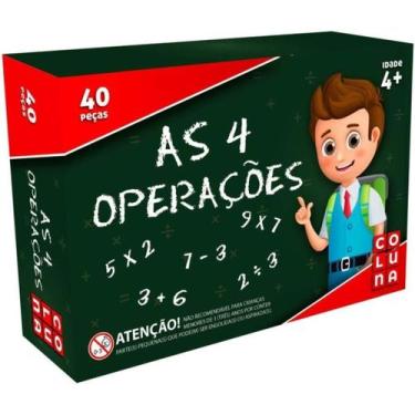 Imagem de Jogo As 4 Operações Matemática Educativo Pedagógico Coluna - Pais e Fi