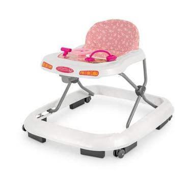Imagem de Andador Princesa Rosa Meninas Infantil Bebês - Tutti Baby
