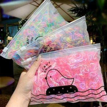 Imagem de Sacolinha Maleta Zip 200 Elásticos Xuxinha Cabelos Infantil - Dafu