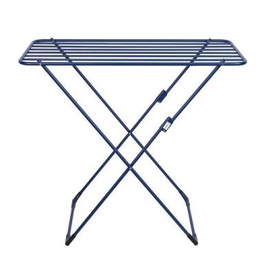 Imagem de Varal De Chão Sem Abas Pintura Eletrostática Azul Imperial - Seka Fáci