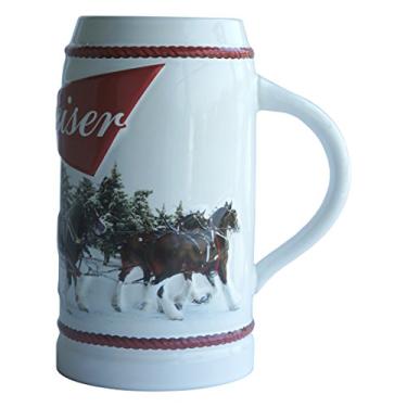 Imagem de Budweiser Boelter Brands Holiday Stein, 878 g, 878 g, 2016 branco