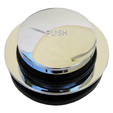 Imagem de Simpatico Coador e rolha para sapata de banho com ponta de 31359C com 3,17 cm e bucha do adaptador para 3,17 cm, cromado