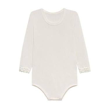 Imagem de Body segunda pele bebê com renda  no punho - EGE BABY, Palha, M