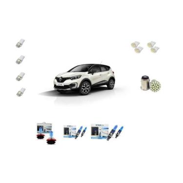 Imagem de Farol Renault Captur 2017 A 2020 Kit Lâmpadas Super Brancas - Blue lio