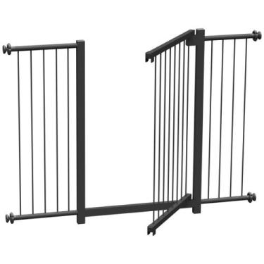 Imagem de Kit Grade Portão Pet Bebê Divisor Corredor Montagens 68 CM 70 85 90 10