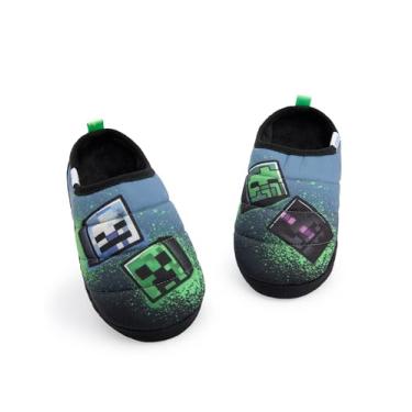 Imagem de Minecraft Mocassim infantil estilo graffiti sem cadarço para meninos | Calçados de jogos multicoloridos para meninos, Multicolorido., 16