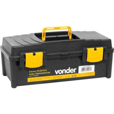 Imagem de Caixa de ferramentas plastica vd-4038 com 01 bandeja vonder