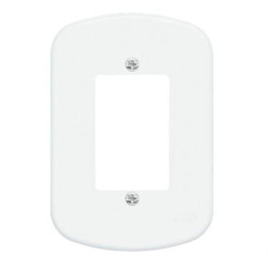 Imagem de Espelho Placa P/ Interruptor Com Tomada F3P 4x2 Tampa Fame