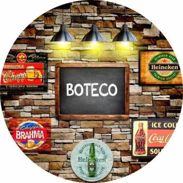 Imagem de Painel Festa Redondo C/ Elástico 1,50m Boteco - Fadrix