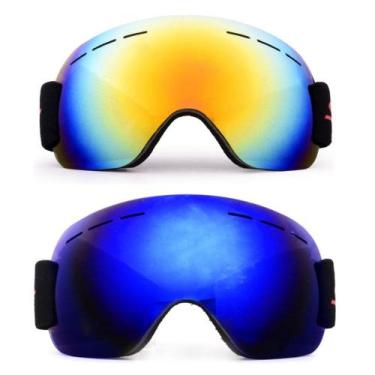 Imagem de Oculos Esqui Snowboard Jetski Neve Uv 400 Kit 2 Unidades  - PENDULARI