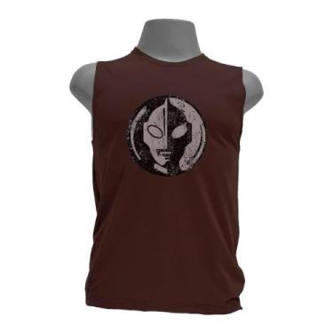 Imagem de Camiseta regata masculina - Ultraman - DASANTIGAS, Nutmeg, Nutmeg, PP