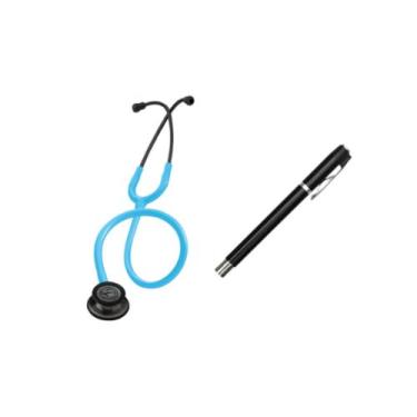 Imagem de Kit Estetoscópio Littmann Classic lll + Lanterna Clínica  - Cores Vari