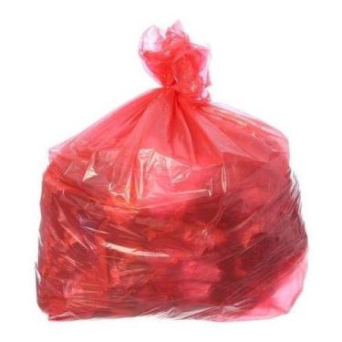 Imagem de Saco Para Lixo Vermelho Reforçado 100 Lt Com 50 Un - HIGIPACK