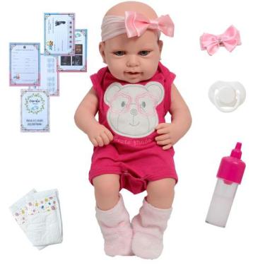 Imagem de Bebê Reborn Princesa Com Acessórios Menina Recém Nascida - Cegonha Reb