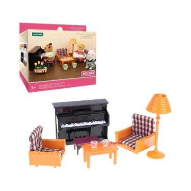 Imagem de Casa de Bonecas em Miniatura 1/12 - Família de Animais da Floresta com