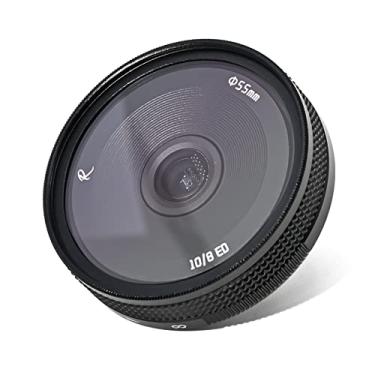 Imagem de AstrHori Lente Manual Prime APS-C de 10 mm F8 II Ultra Grande Angular Compatível com Câmera Mirrorless Panasonic LUMIX Olympus Micro 4/3-Mount G1, G2, G3, G5, G6, G7, G9, GH1, GH2, GH4, GH5, GM5, GX1, GX7(Preto)